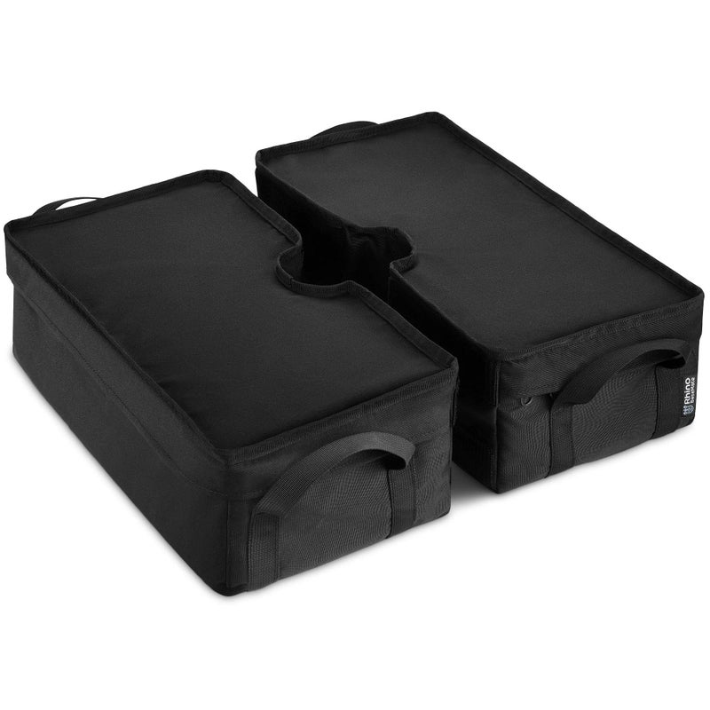 Rhino BaseMate Detachable Square Umbrella Base Weight Fits Offset, Cantilever & Outdoor Patio Umbrellas â€“ Black â€“ Easy Setup - Image 1